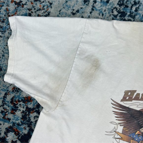 Vintage Harley Davidson Biker Graphic T shirt Size 3XL - Picture 3 of 6